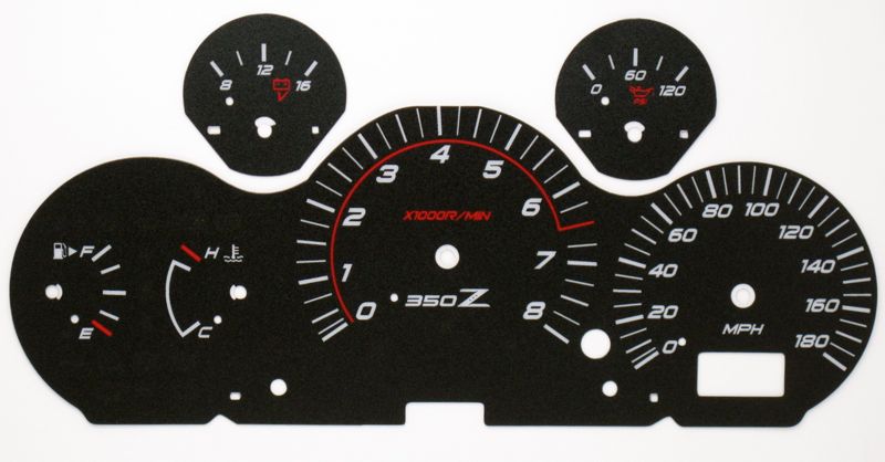 Nissan 350z gauge faces
