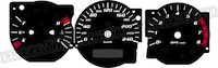 00-05 PT Cruiser 240kmh Gauge Face