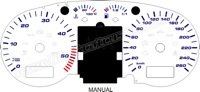 VW Jetta Diesel Gauge Face