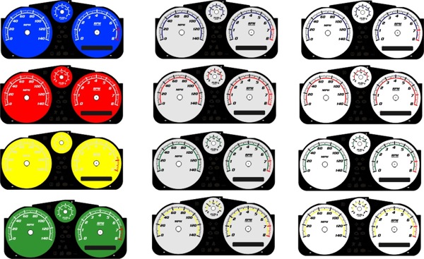 Cobalt Gauge Face Color Array
