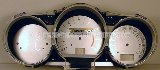 Suzuki GSX-R 1000 2003-2004 Aftermarket Instrument Cluster White Gauge Faces