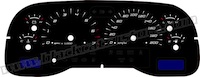 2001-2004 Dodge Dakota Edge Style Gauge Face KMH