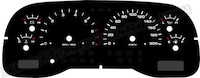 2001-2004 Dodge Dakota Gauge Face KMH