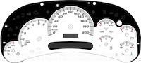 03-05 CK1500/Sierra/Silverado/Yukon/Tahoe HD Gauge Face