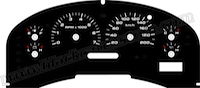 2003-2008 Ford F150 XLT Gauge Face kmh