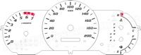 05-13 Toyota Tacoma Gauge Face