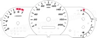 05-13 Toyota Tacoma Gauge Face