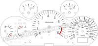 2006 Nissan 350Z Gauge Face kmh