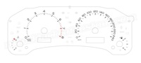 2009-2013 Toyota Corolla Gauge Face