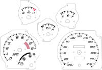 90-94 Talon/Eclipse/Laser Turbo Edge Style Gauge Face