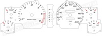 1994-1997 Dodge Ram Gauge Face KMH