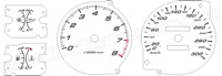 95-99 Eclipse Turbo Gauge Face KMH