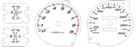 95-99 Eclipse Turbo Gauge Face KMH