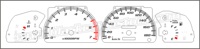 1996-1998 Toyota 4-Runner Gauge Face