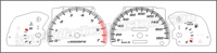 1996-1998 Toyota 4-Runner Gauge Face