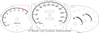 1997-1999 Tiburon Gauge Face