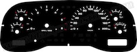 1998-2000 Dodge Durango Gauge Face KMH