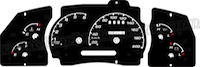 1998-2003 Ford Ranger-Explorer Gauge Face