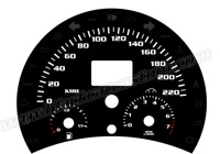 98-05 New Beetle Gauge Face