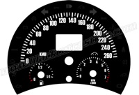 98-05 New Beetle Gauge Face