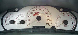 Cavalier Custom Gauge Face