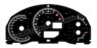 Scion FR-S Gauge Face - Style 1 kmh