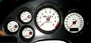 93+ Mazda RX-7 Gauge Face with Custom Logo