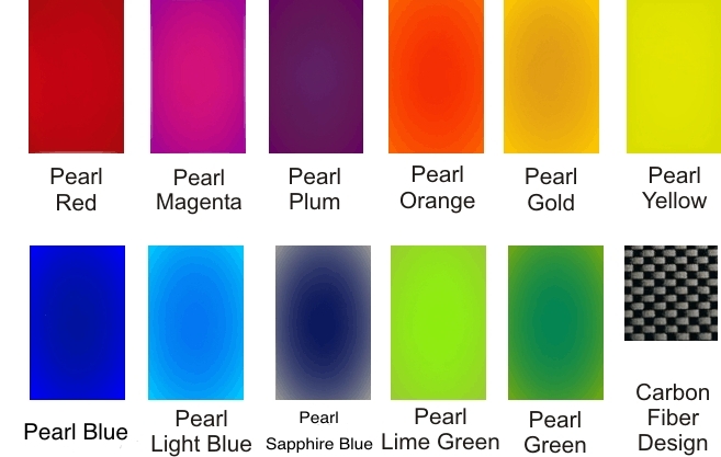 Pearl Colors and Carbon Fiber Design