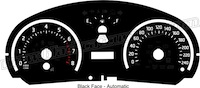 2011-2015 Scion tC Black Gauge Face