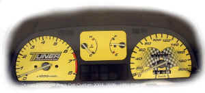 Honda CRX Custom Tuner Transformation Gauge Face